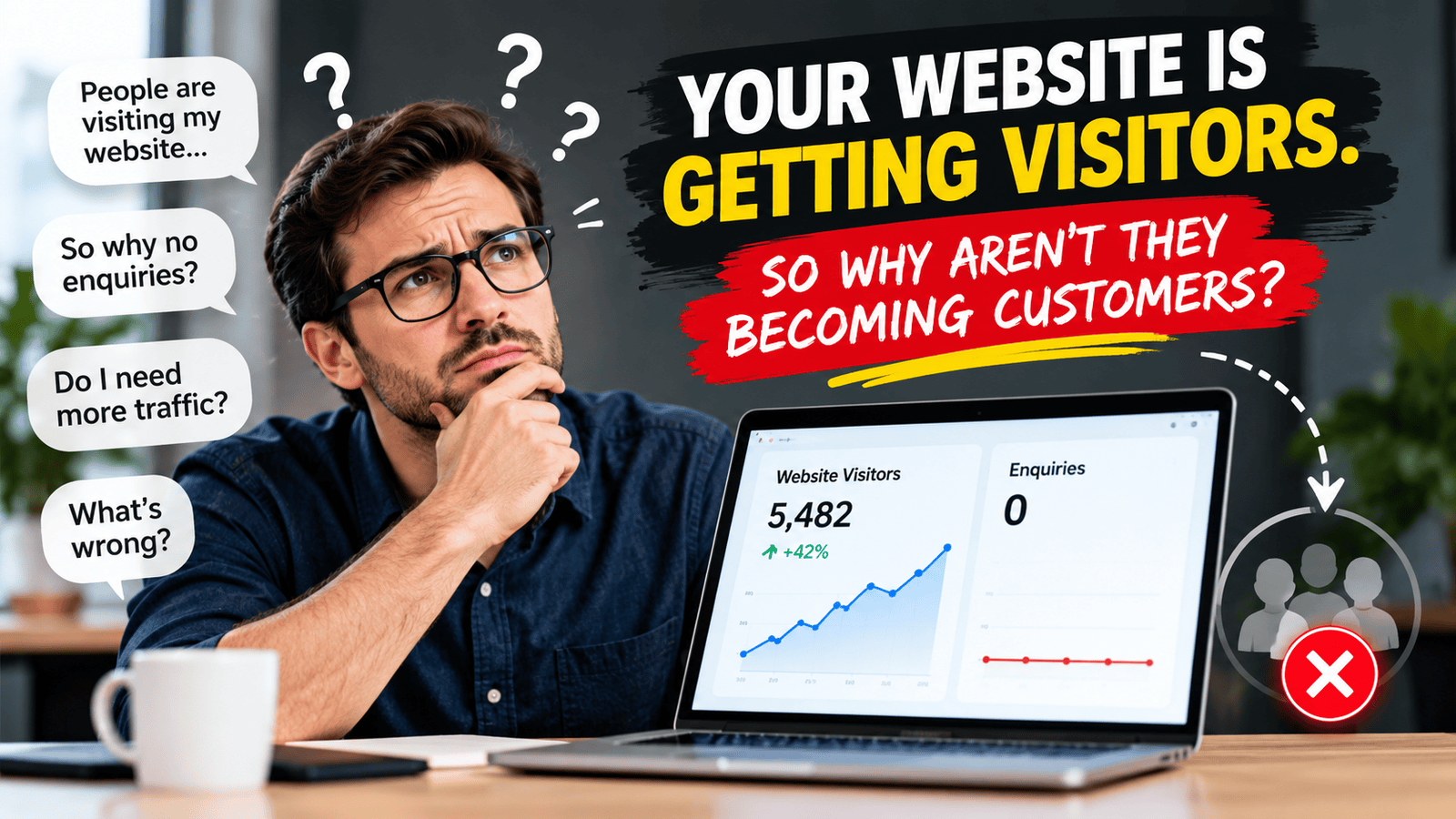 Your Website Is Getting Visitors. So Why Aren’t They Becoming Customers?